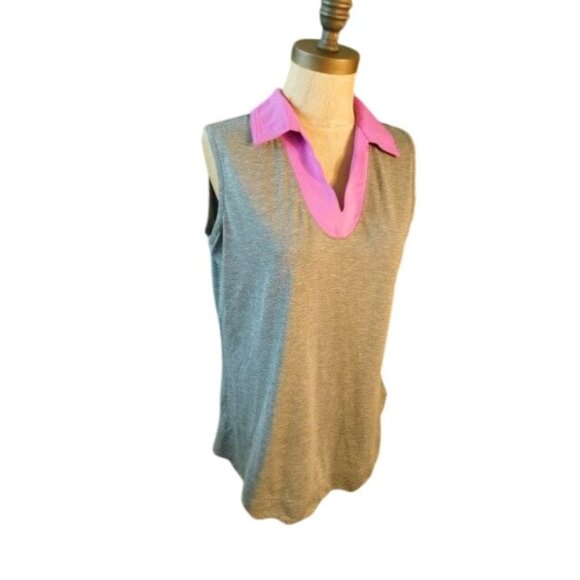 Jofit Size L Large  Collared Golf Tennis Pickleball Top Sporty - Picture 2 of 2